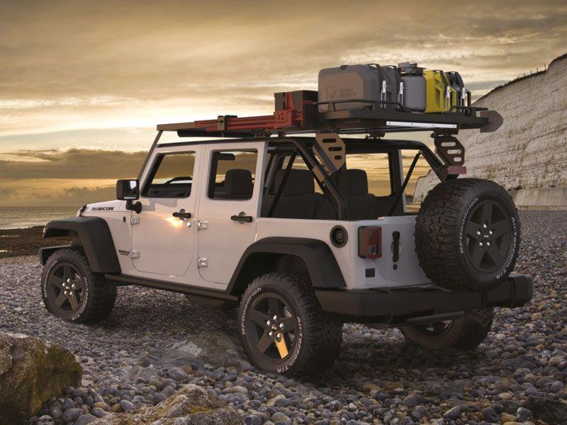 JEEP WRANGLER JKU 4 DOOR (2007-2018) EXTREME ROOF RACK KIT