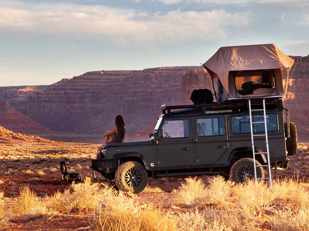 Land Rover Defender 110 (1983-2016) Slimline II Roof Rack Kit Tall