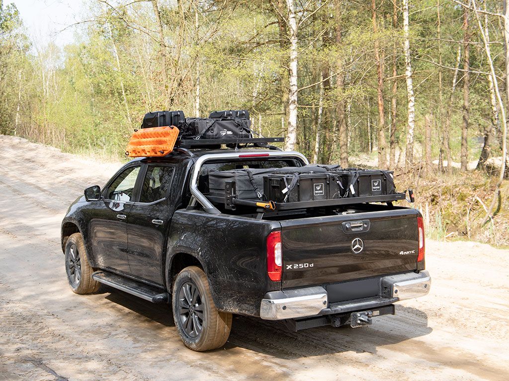 MERCEDES X-CLASS W/MB STYLE BARS (2017-CURRENT) SLIMLINE LL LOAD BED RACK KIT